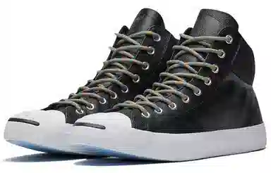 Converse Jack Purcell High Top Black White