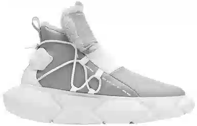 NORVINCY Snow Boots High Top Grey