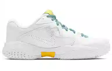 Nike Court Lite 2 White Green Yellow Women's