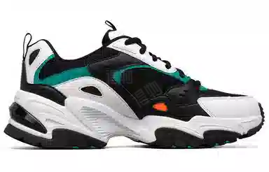 Skechers Stamina V2 Black White Green Orange