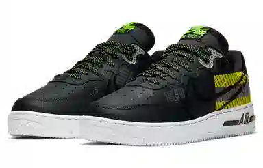 Nike Air Force 1 Low React Black Yellow