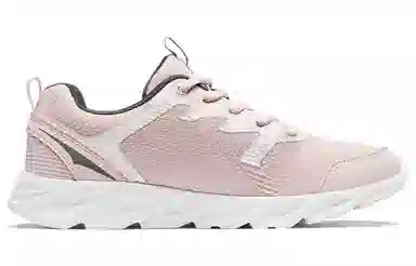 特步 刀锋 舒适轻便透气 低帮 运动休闲鞋 女款 粉红