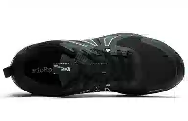特步 旋科技 减震 低帮 跑步鞋 女款 黑白