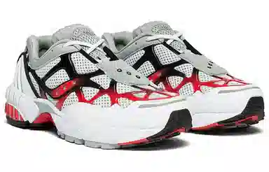 Saucony Excursion Grid Web White Red Black