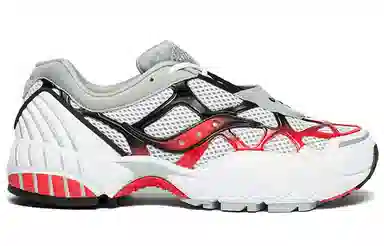 Saucony Excursion Grid Web White Red Black