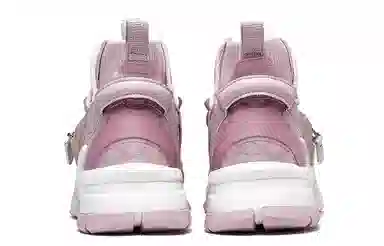 特步 潮流舒适透气 女款 粉红