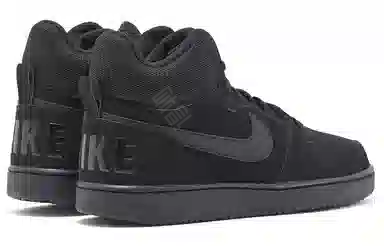 Nike Court Borough Mid Black