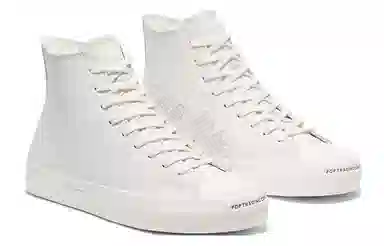 Pop Trading Company x Converse Jack Purcell High White