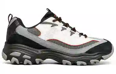 Skechers D'LITES 1.0 Black Grey White