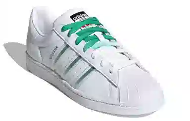 adidas Superstar White Green