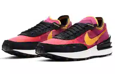 Nike Waffle One Black Purple Gold