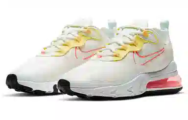 Nike Air Max 270 React White Yellow Pink