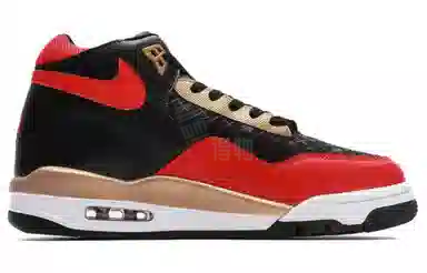 Nike Flight Legacy Black Red Gold