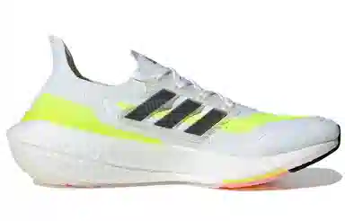 adidas Ultraboost 21 Fluorescent Yellow White