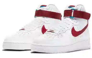 Nike Air Force 1 High White Red Green
