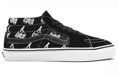 Vans SK8 Mid Black White