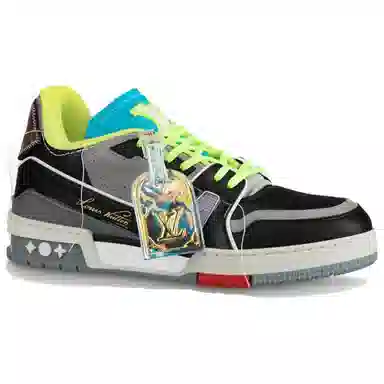 Louis Vuitton Trainer Sea Blue Black