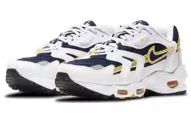 Nike Air Max 96 White Yellow Blue
