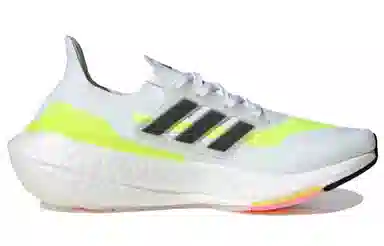 adidas Ultraboost 21 White Green Black