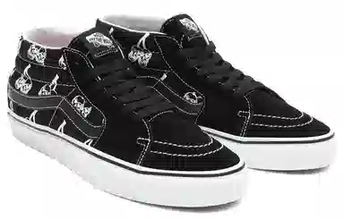 Vans SK8 Mid Black White