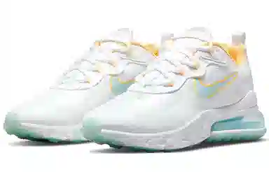 Nike Air Max 270 React White Blue Yellow