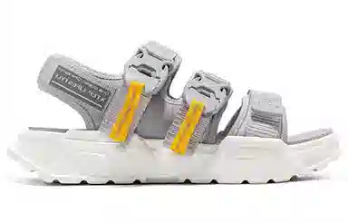 特步 百搭时尚 沙滩凉鞋 男款 灰色