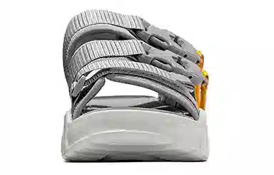 特步 百搭时尚 沙滩凉鞋 男款 灰色