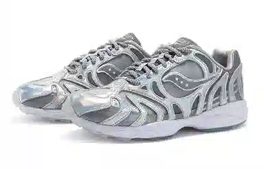 Saucony Grid Azura 2000 White Silver Rainbow