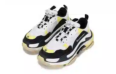 Balenciaga Triple S White Black
