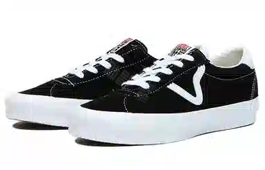 Vans Low Black White