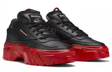 Reebok Club C Cardi B Black Red