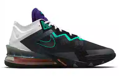 Nike LeBron 18 Low EP Black White Orange