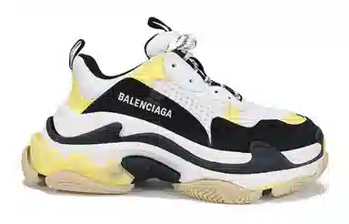 Balenciaga Triple S White Black