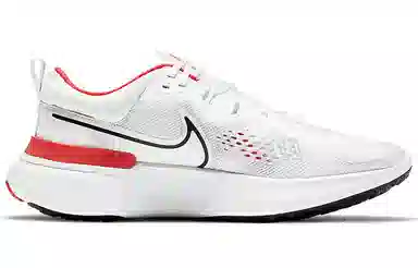Nike React Miler 2 White Red Black