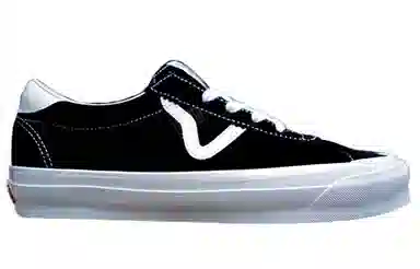 Vans Low Black White