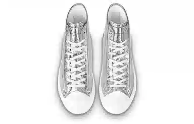 Louis Vuitton Tattoo High Top Silver