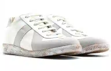 Maison Margiela Replica Painted Low White Grey