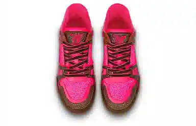 Louis Vuitton Trainer Pink Brown