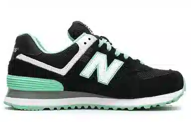 New Balance 574 Black Green