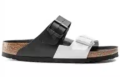 Birkenstock Arizona Black White