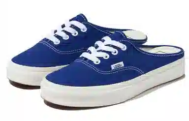 Vans Authentic Canvas Mule White Blue