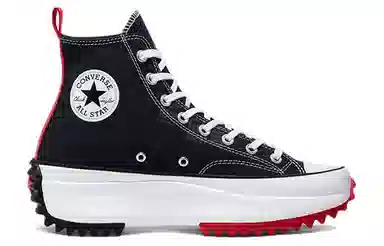 Converse Run Star Hike Black White Red
