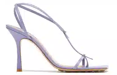 Bottega Veneta Stretch Sandals Purple