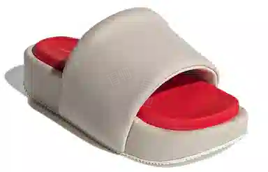 Y-3 Slide Grey Red