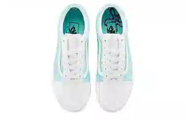 Vans Old Skool Spongebob Squarepants White Blue Print