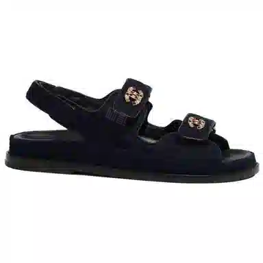 Chanel Sandals Navy