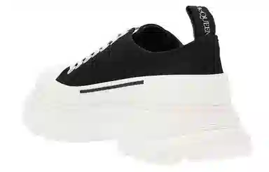 Alexander McQueen Ankle Boots White Black