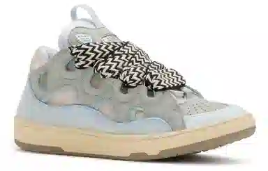 Lanvin Curb Leather Sneakers