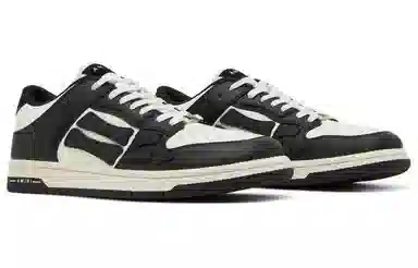 AMIRI Skel-Top Low Black White 2021