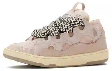 Lanvin Curb leather curb sneakers